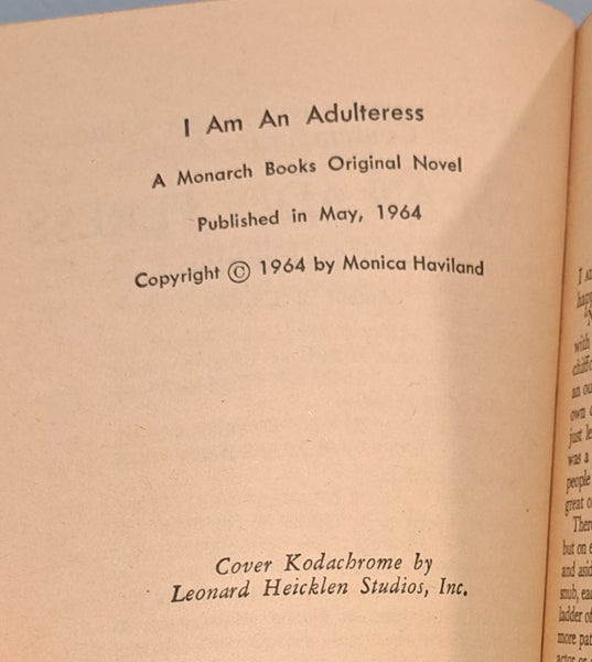 I Am An Adulteress