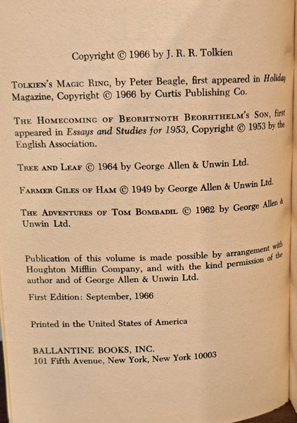 The Tolkien Reader