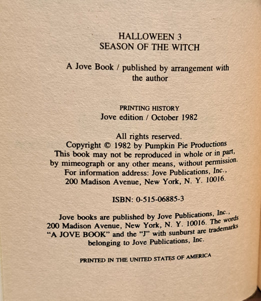 Halloween III: Season Of The Witch