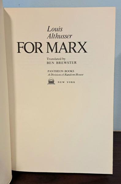 For Marx