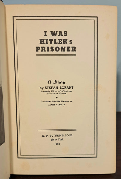 I Was Hitler's Prisoner