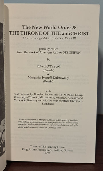 The New World Order & The Throne of the Antichrist