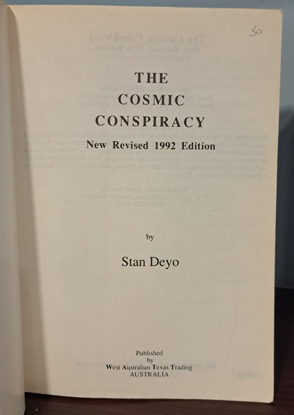 The Cosmic Conspiracy