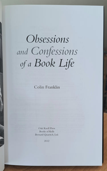 Obsessions and Confessions of a Book Life