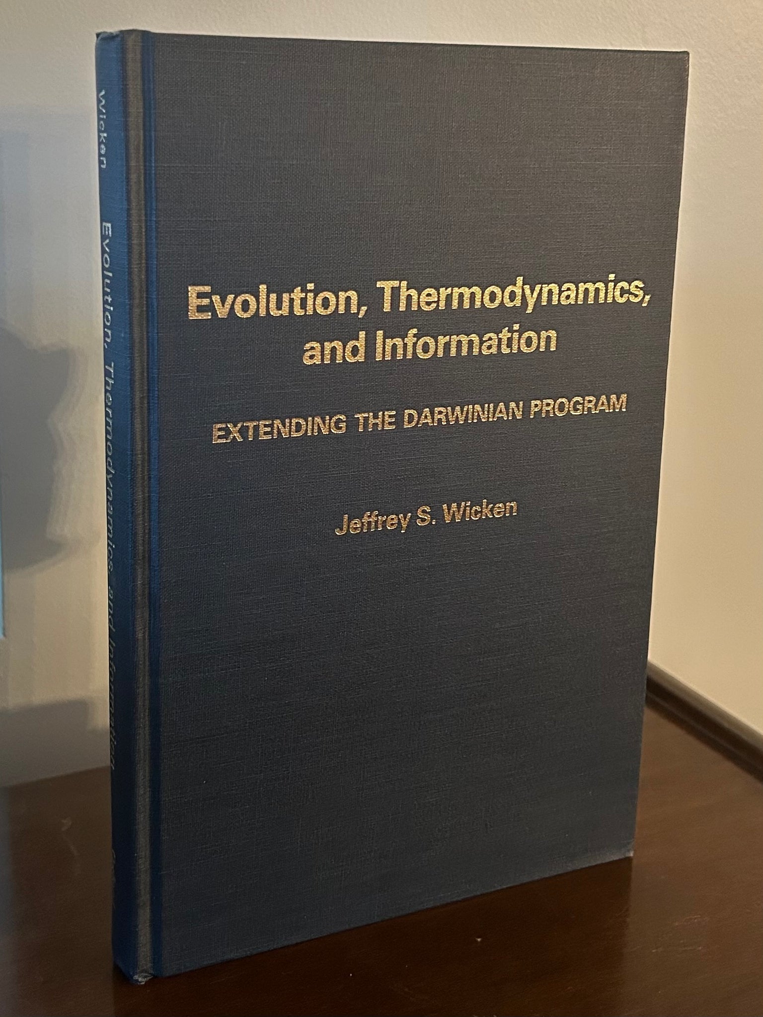 Evolution, Thermodynamics, and Information  Extending the Darwinian Program