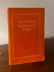 Physical and Mathematical Tables