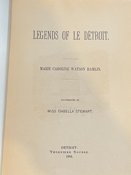 Legends of Le Detroit