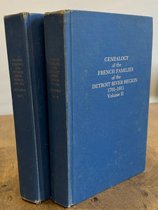 Genealogy of the French Families of the Detroit River Region 1701-1911