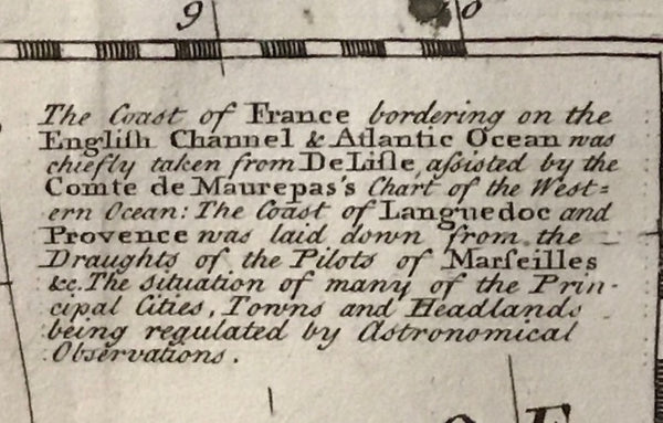 A New and Accurate Map of France with it's Acquisitions 1747