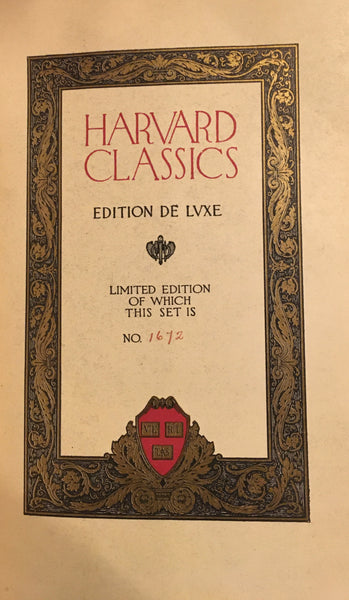 Harvard Classics complete 51 Volume set