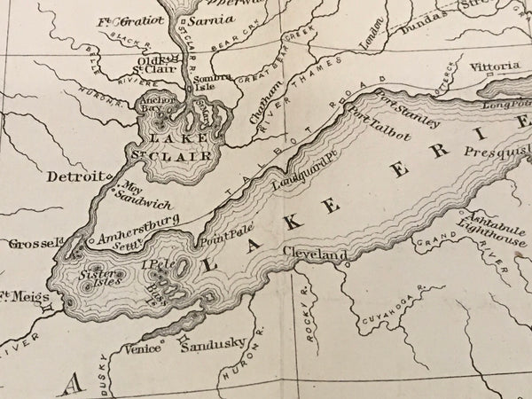 Great Lakes Map.    Western & central parts of the Valley of the St. Lawrence : to illustrate the excursions.