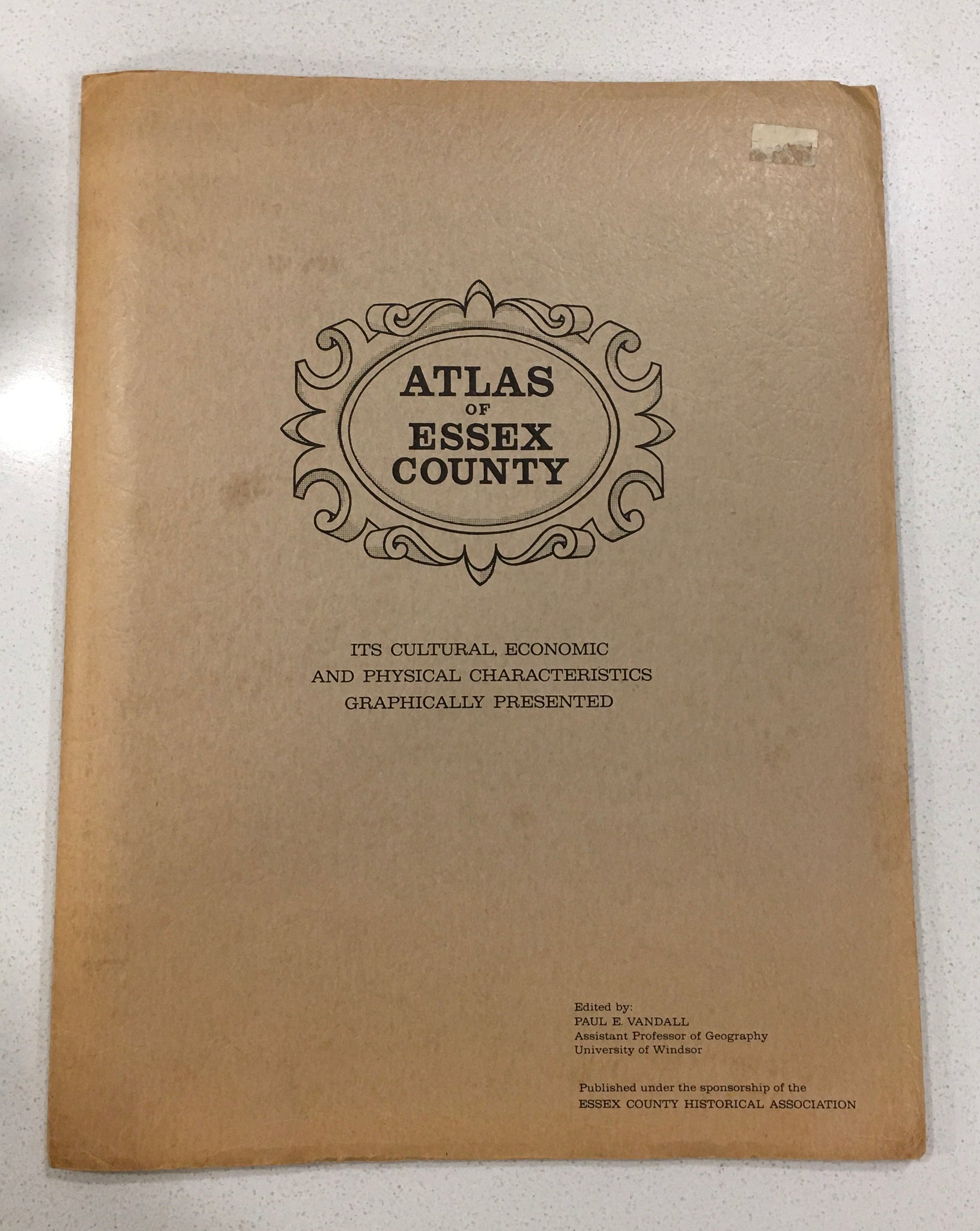 Atlas  of Essex County:  Its Cultural, Economic, and Physical Characteristics Graphically presented