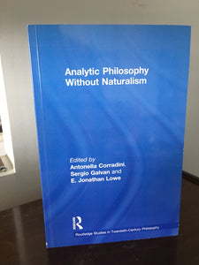 Analytic Philosophy Without Naturalism
