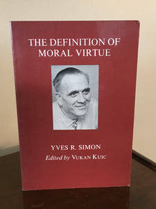 The Definition of Moral Virtue